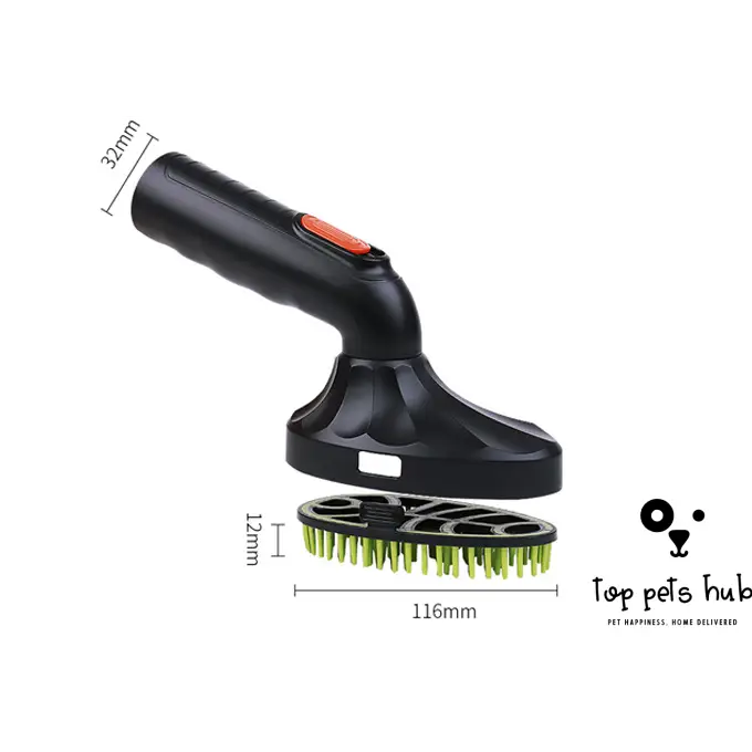 Pet-Specific Long Handle Vacuum Cleaner Brush Attachment