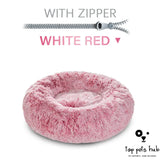 CozyPaws Fluffy Donut Dog Bed