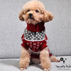 Christmas Knitted Pet Sweater