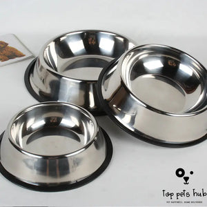 Stainless Steel Classic Pet Bowls - Durable and Easy