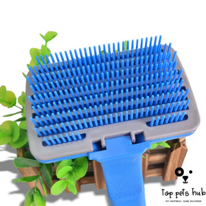 CleanPaws Self-Cleaning Pet Brush and Comb