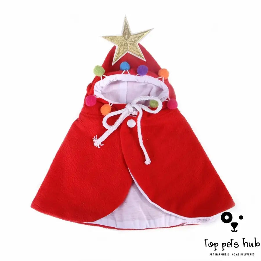 Festive Cat Clothes Cape for Christmas and Halloween