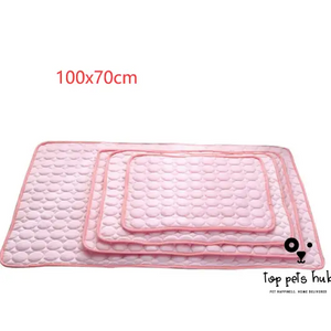 ChillPaws Ice Silk Cooling Pad for Pets