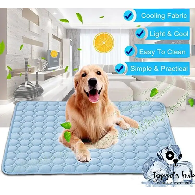 ChillPaws Ice Silk Cooling Pad for Pets