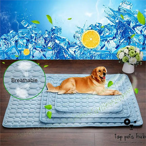 ChillPaws Ice Silk Cooling Pad for Pets