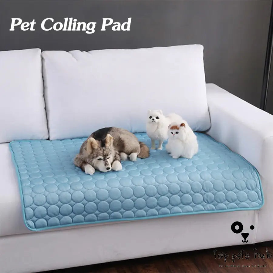 ChillPaws Ice Silk Cooling Pad for Pets