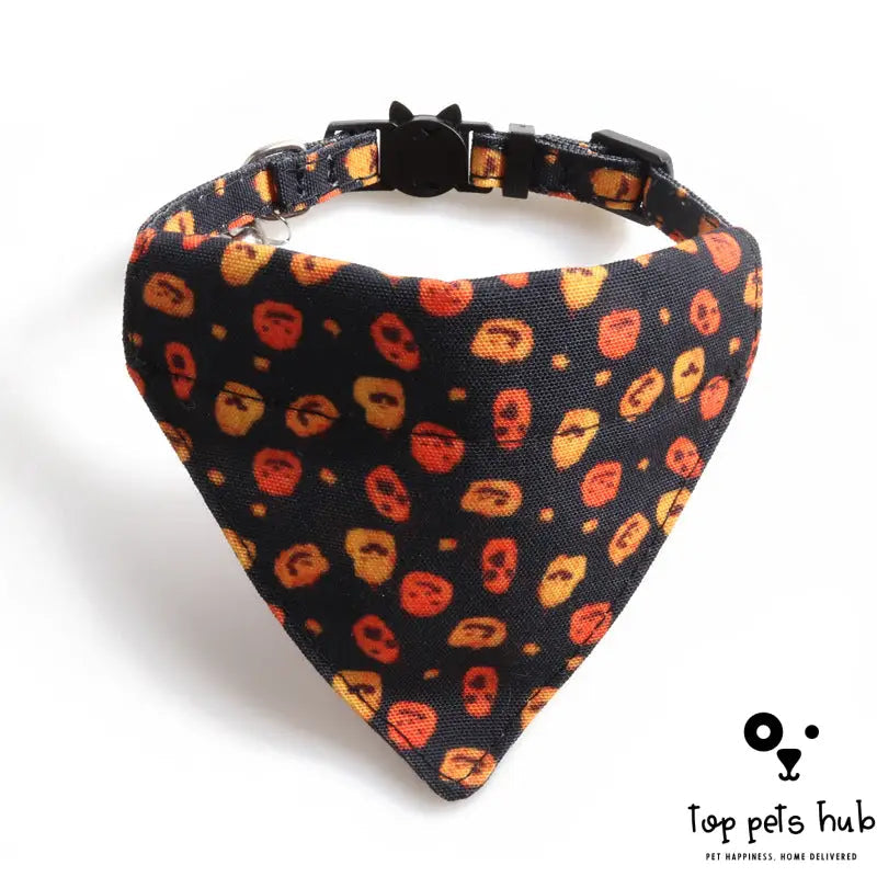 Pumpkin Cat Collar Set