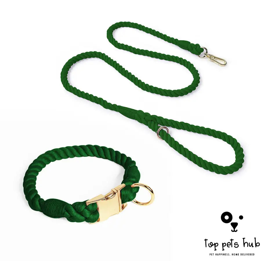 Stylish Gradient Cotton Rope Pet Collar