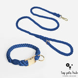 Stylish Gradient Cotton Rope Pet Collar