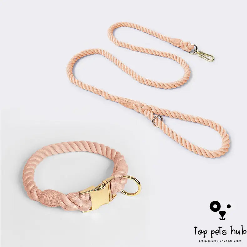 Stylish Gradient Cotton Rope Pet Collar