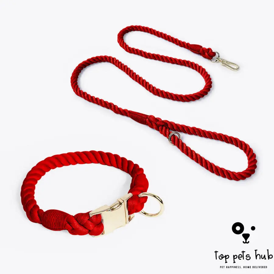 Stylish Gradient Cotton Rope Pet Collar