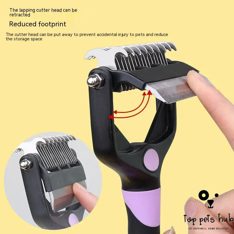 Folding Hair Knife Pet Comb