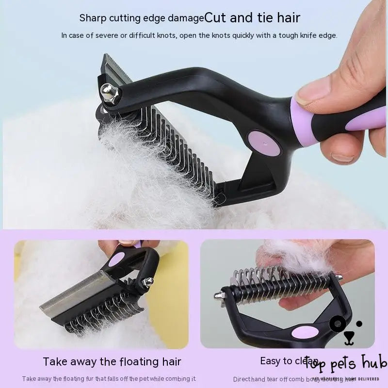 Folding Hair Knife Pet Comb