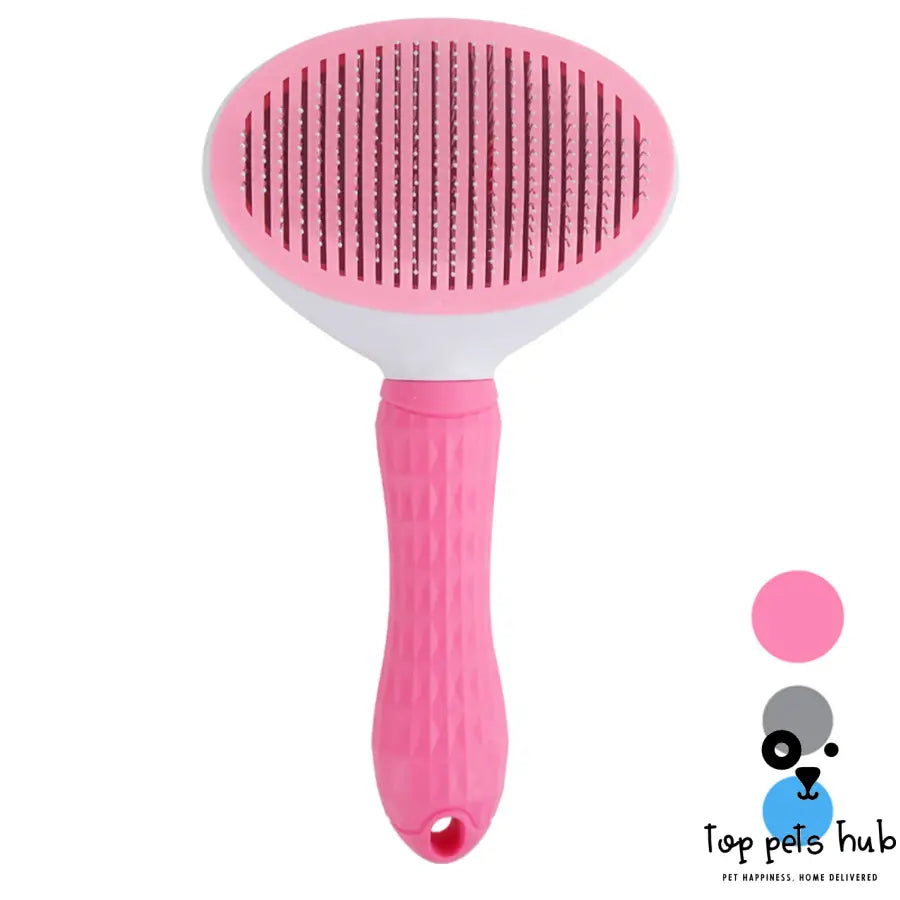 Self-Cleaning Stainless Steel Pet Comb