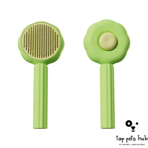 Sunflower-shaped Pet Comb for Cats