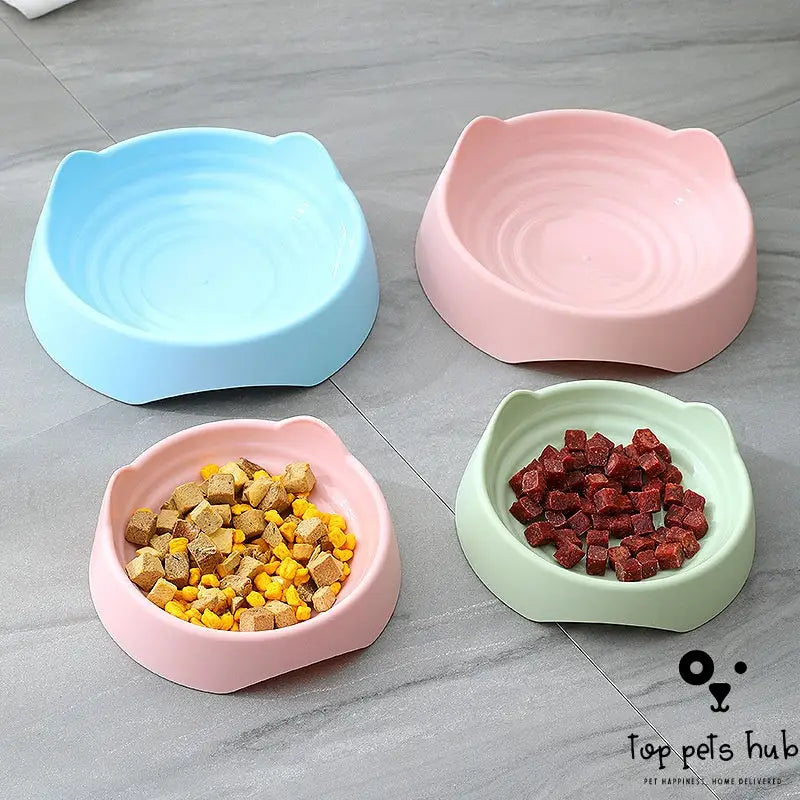 Durable Plastic Pet Ear Thread Bowl