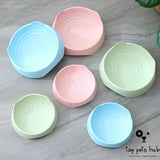 Durable Plastic Pet Ear Thread Bowl