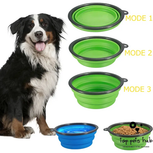 Folding Silicone Dog Bowls