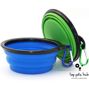 Folding Silicone Dog Bowls