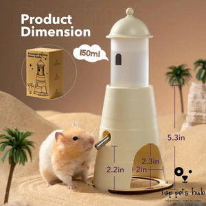 Hamster Water Bottle with Hideout Space