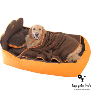 CozyCabin Three-Piece Removable Pets Bed