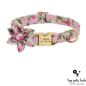Printed Personalized Dog Collar