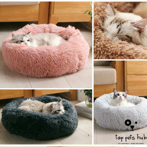 CozyPaws Super Soft Washable Dog Bed - Plush Pet Kennel for