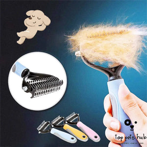 DualGroom Double-Sided Pet Grooming Brush