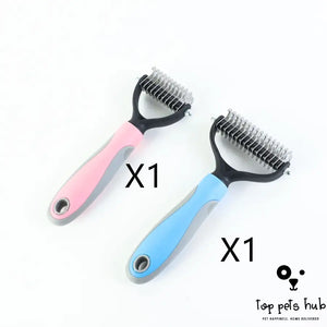 DualGroom Double-Sided Pet Grooming Brush