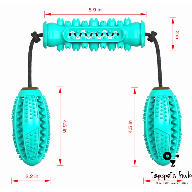 DentalChew Pet Toothbrush Chew Toy