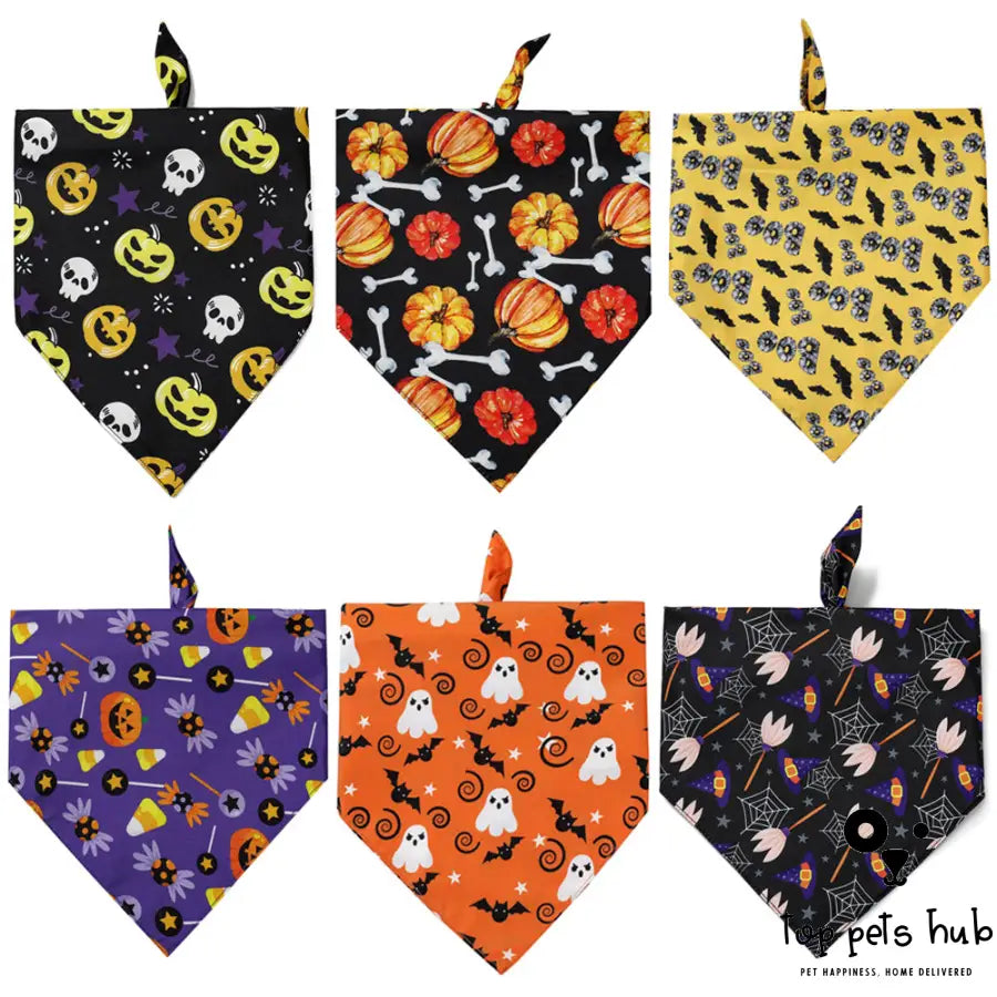 Halloween Dog Bib Saliva Towel