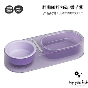 Mixed Spoon Pet Food Bowl