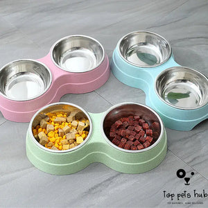 Double Pet Feeder