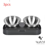 Pet Double Night Stainless Steel Bowl