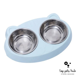 Stainless Steel Double Pet Bowls