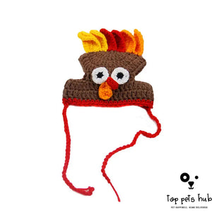 Spooky Halloween Pet Knitted Hat