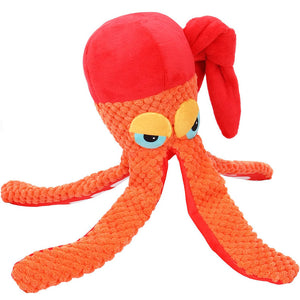Plush Octopus Dog Puzzle Toy
