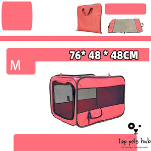 Portable Folding Pet Travel Carrier Bag