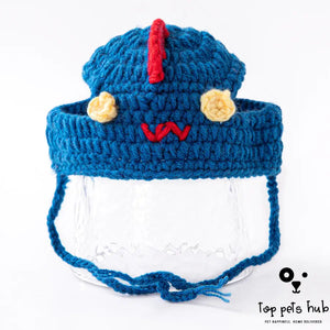 Cute Cat Knitted Hat with Lace