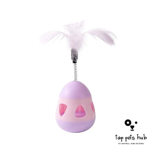Roly-Poly Feather Cat Toy