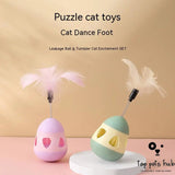 Roly-Poly Feather Cat Toy