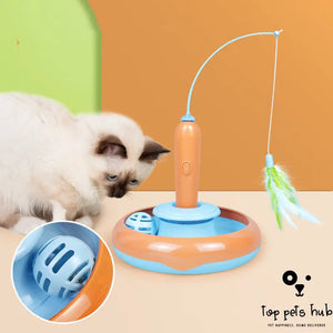 Interactive Feather Cat Toy