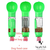 3-in-1 Portable Pet Water and Food Bottle with Garbage Bag