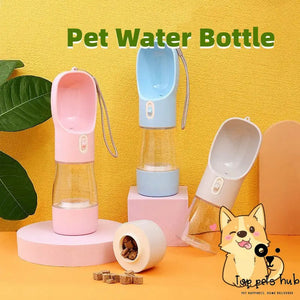 3-in-1 Portable Pet Water and Food Bottle