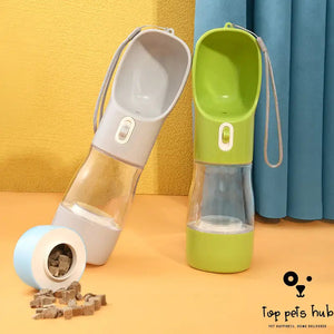 3-in-1 Portable Pet Water and Food Bottle