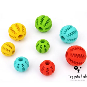 MintyFeed Rubber Feeding Ball with Food Storage