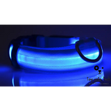 GlowGuard Nylon LED Pet Collar - Night Safety Flashing for
