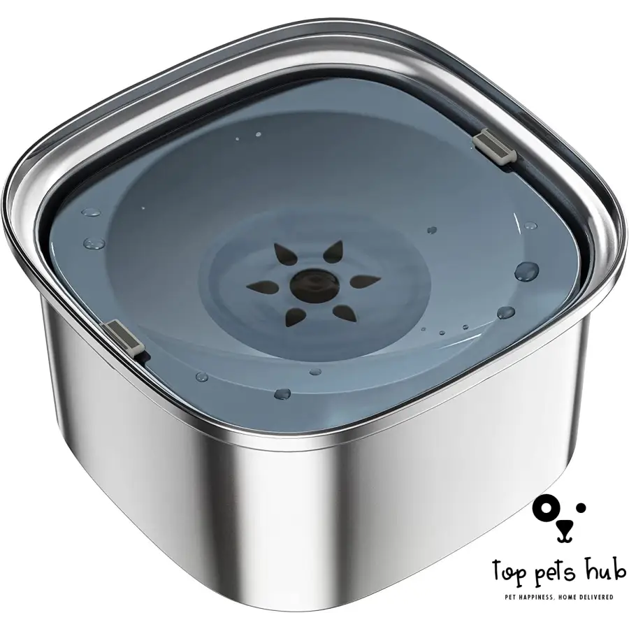 Floating Stainless Steel Pet Water Bowl