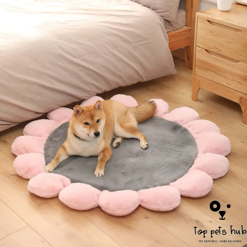 Adorable Flower Pet Sleeping Mat
