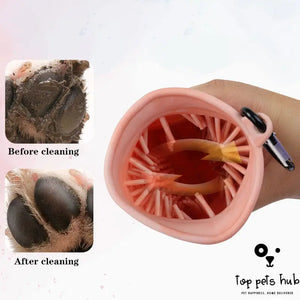 2-in-1 Dog Foot Washer and Paw Cleaner